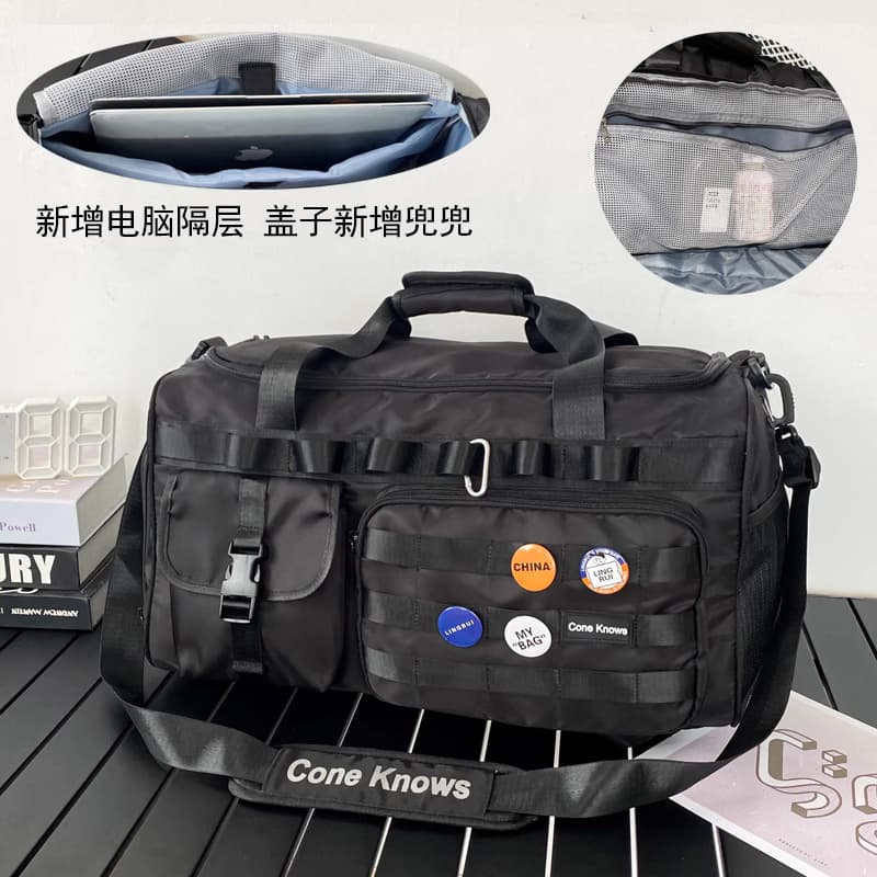 旅行包大容量健身包女运动训练包多功能手提双肩包短途行李收纳袋