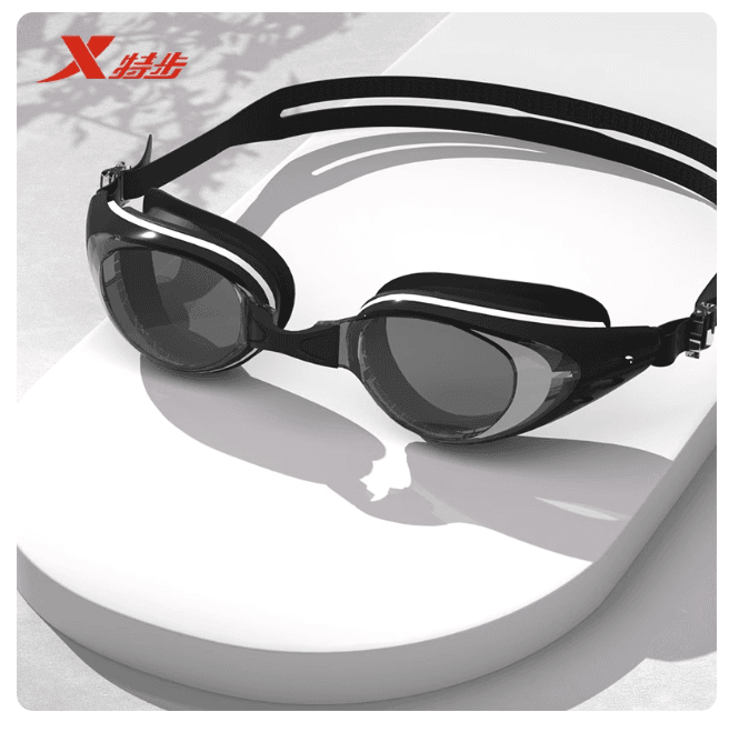 特步泳镜男款高清防水防霧