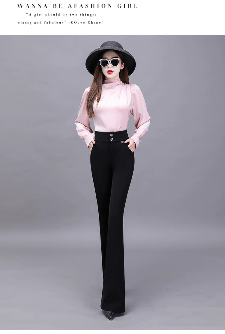 黑色秋冬薄厚 长裤